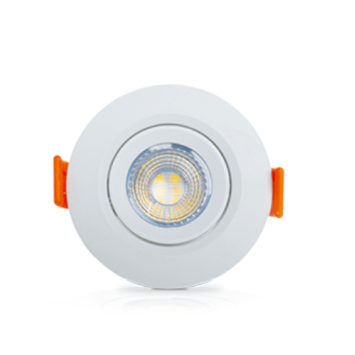 Luminária Superled Spot Redondo 5W 3000K Branco Morna Ourolux 05601