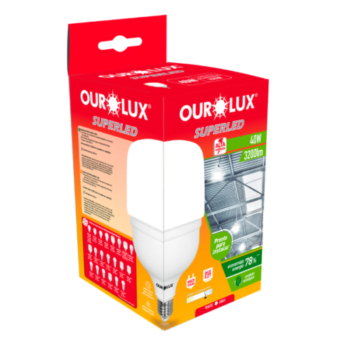 Superled Alta Potência T 40W BIV 6500K E27 CX Ourolux 20377