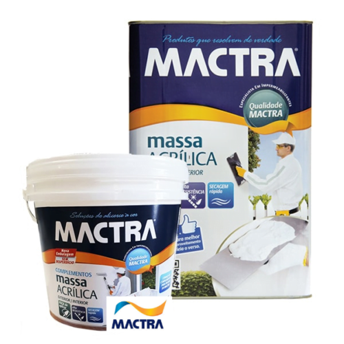 Massa Acrilica 5,5 Kg Mactra 107150496