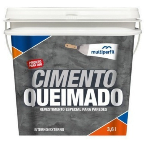 Revestimento Cimento Queimado Multiperfil 3,6l Cinza Escuro QMD0C136