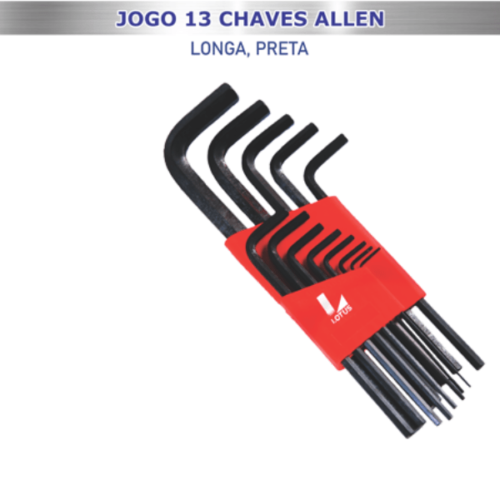 Jogo Chave Allen C/13 Long 1,27-10 30/5 Lotus 8764