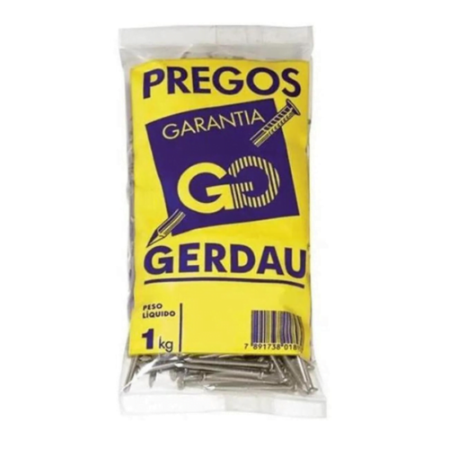 Prego Com Cabeca 17x21 Gerdau