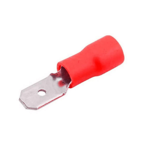 Terminal Macho Pre-isol Vermelho- 0,5X1,5 mm - 20 PCS