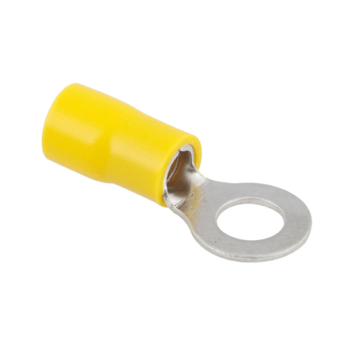 Terminal Anel Pré-isolado Amarelo 4,0x6,0mm M6 20 Peças Sfor