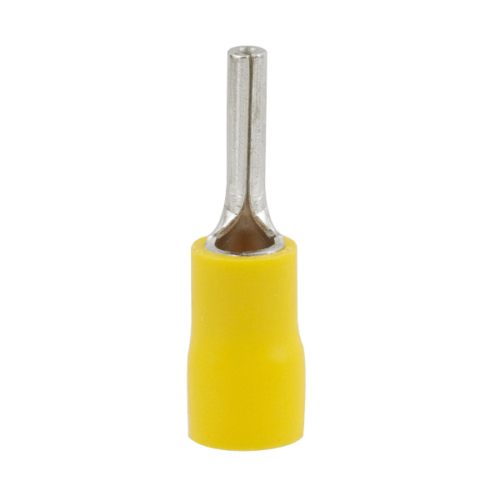 Terminal Pino Pré-isolado Amarelo 4,0x6,0mm C13 20 Peças Sfor