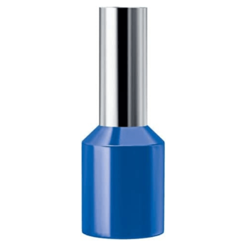 Terminal Isolado Tubolar Simples Azul 2,5mm C8 20 Peças Sfor