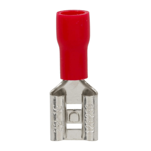 Terminal Fêmea Pré-isololado Vermelho 0,5x1,5mm 20 Peças Sfor