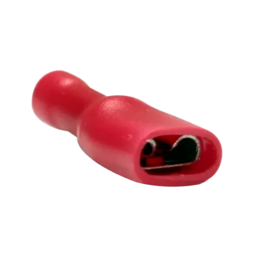 Terminal Fêmea Total-isolado Pvc Vermelho 0,5x1,5mm 20 Peças Sfor