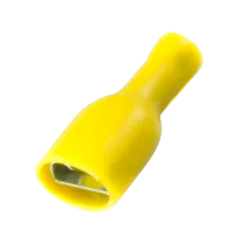 Terminal Fêmea Total-isolado Pvc Amarelo 4,0x6,0mm 20 Peças Sfor