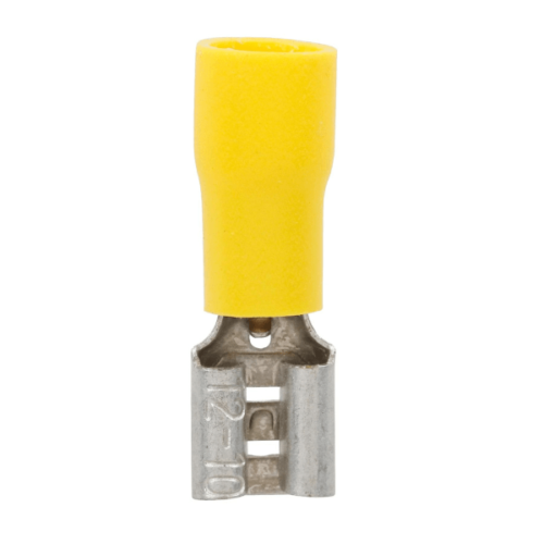 Terminal Fêmea Pré-isolado Amarelo 4,0x6,0mm 20 Peças Sfor