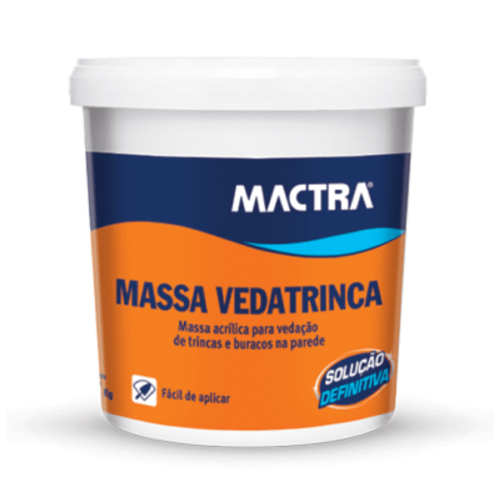 Massa Acrílica Veda Trinca Tapa Buraco 1,2Kg Mactra