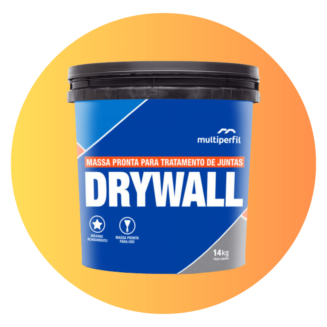 Massa para gesso drywall paredes e forrod