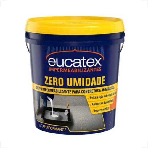Aditivo Zero Umidade Impermeabiliza Concretos E Argamassa 3,6L Eucatex