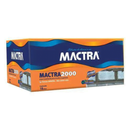 Impermeabilizante Para Argamassa E Concreto Mactra 2000 18l