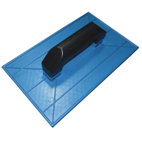 Desempenadeira Plástica Azul Corrugada 18x30 Para Massa E Reboco