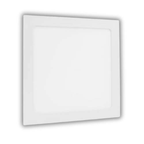 Painel Plafon Led Eco Embutir 24W 3000K Branco Quadrado Bivolt Galaxy