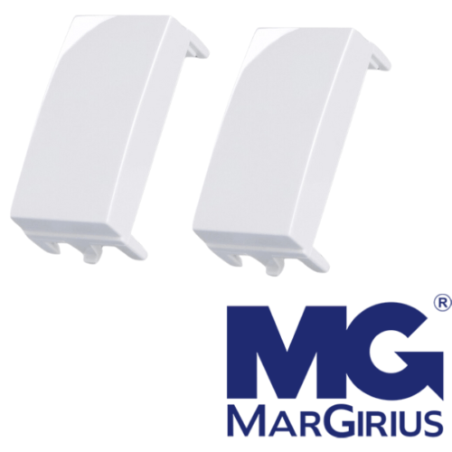 Módulo Cego 2 Unidades Branco Sleek Margirius