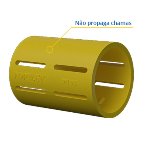 Luva de Pressão para Eletroduto Corrugado 32mm Fortlev