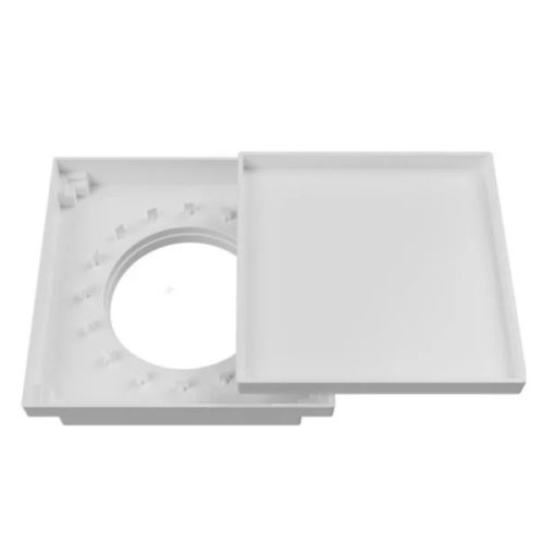 Ralo Oculto Quadrado Universal Branco 15X15cm Astra