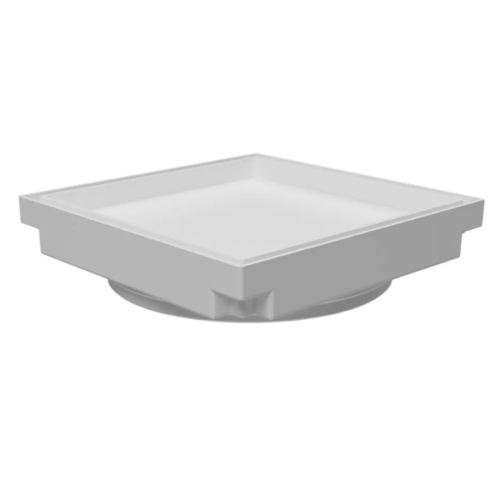 Ralo Oculto Quadrado Universal Branco 10X10cm Astra