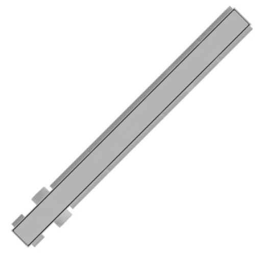 Ralo Linear Com Tampa Cega 70cm Branco Astra