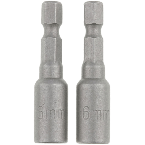 Soquete Magnético Para Parafusadeira D 6mm, L 45 mm, 2 PCS MTX