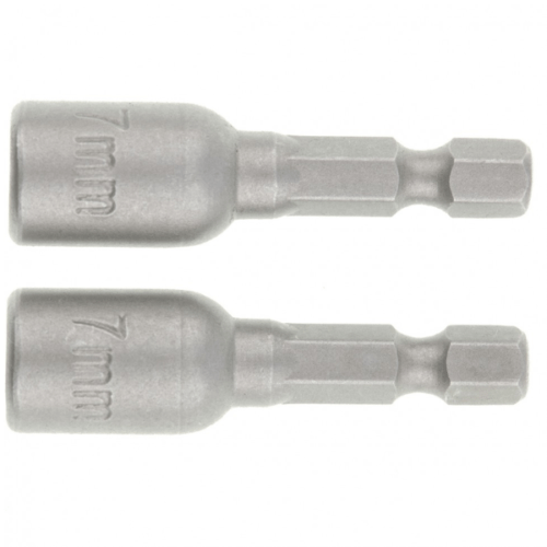 Soquete Magnético, Para Parafusadeira D  7 mm, L  45 mm, 2 Pcs Mtx