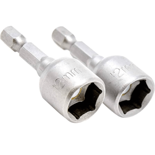 Soquete Magnético  Para Parafusadeira D 12 mm, L 45 mm, 2 Pcs Mtx