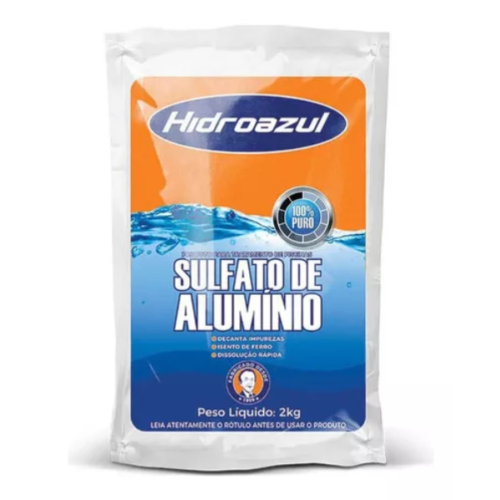 Sulfato De Alumínio Fino 2kg - Hidroazul