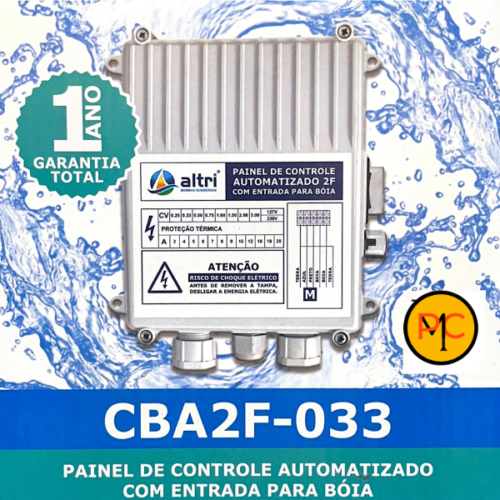 Altri Painel Para Bomba de Poço Com Entrada Para Boia 2 fios 0.33cv Mono 220v 4A