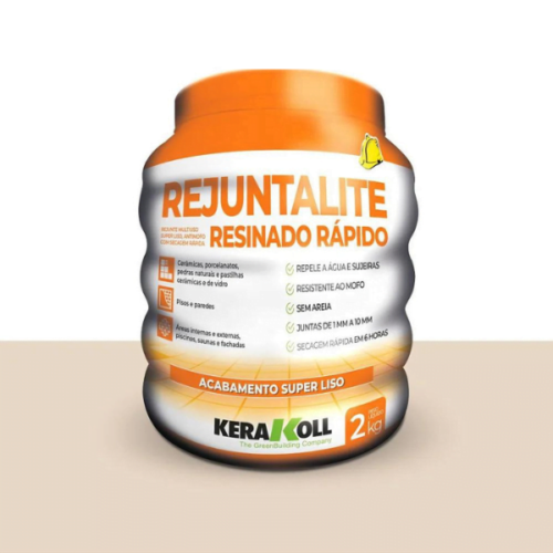 Rejunte Rejuntalite Resinado Champagne 2kg Kerakoll