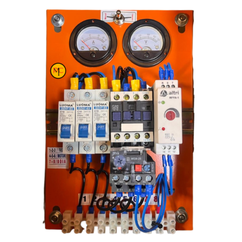 Painel De Comando/Controle Trifásico Completo Com Relê Térmico AT200TC 2.0CV 220V Altri Para Bombas Submersas