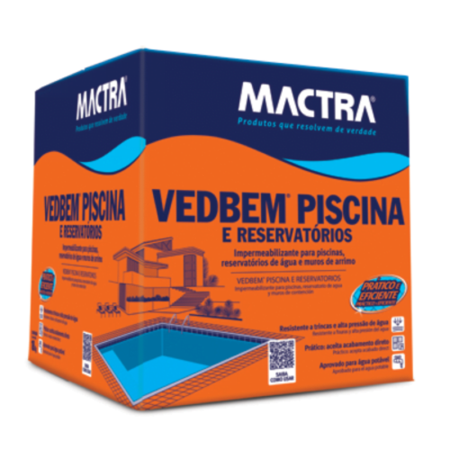 Impermeabilizante Vedbem Piscina E Reservatórios Mactra 18Kg