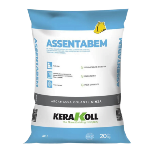 Argamassa Assentabem Cinza AC1 20kg Kerakoll