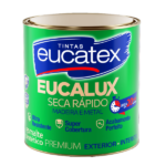 Esmalte Base Solvente Eucalux Seca Rápido Premium Branco Brilhante 900ml Eucatex