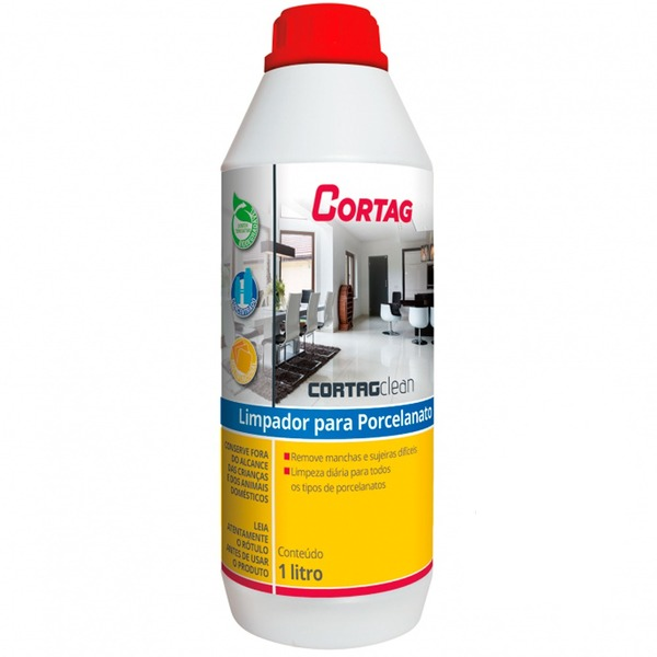Limpador Para Porcelanato, Mármore E Granito 1 Litro - Cortag