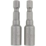 Soquete Magnético Para Parafusadeira D 6mm, L 45 mm, 2 Peças - MTX - Imagem 2