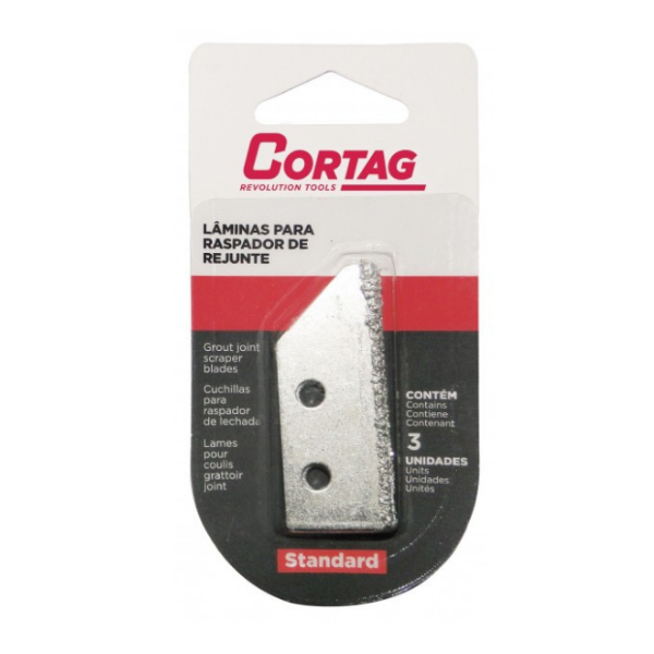 Kit Lâminas Para Raspador De Rejunte Standard - Cortag