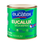 Esmalte Eucalux Seca Rápido Brilhante Cinza Médio 900ml - Eucatex