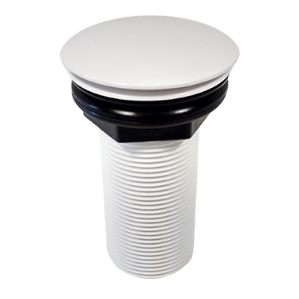 Válvula Pratika Cobertura Total Inox Branco 1.1/4