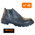 Bota De Segurança Preta Simples Nº40 - Dellani - Imagem 2