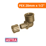 Cotovelo Rosca Fêmea (Terminal) PEX 20mm x 1/2